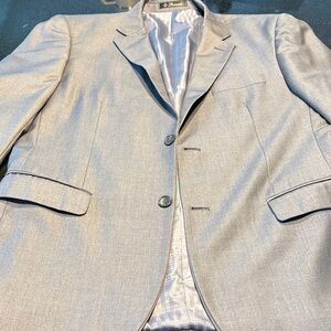 Men's Elegant Silver Blazer